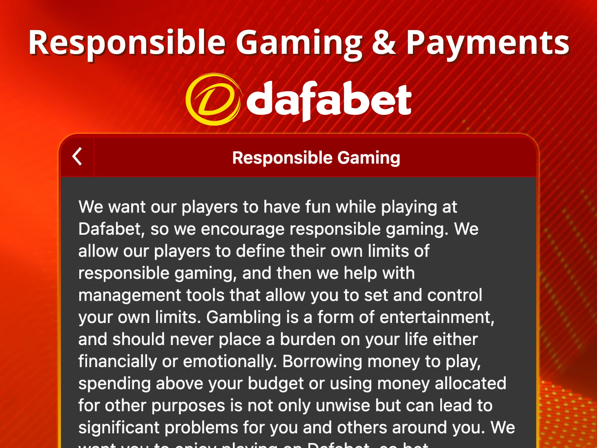 Enjoy smart play and fast payouts at Dafabet.