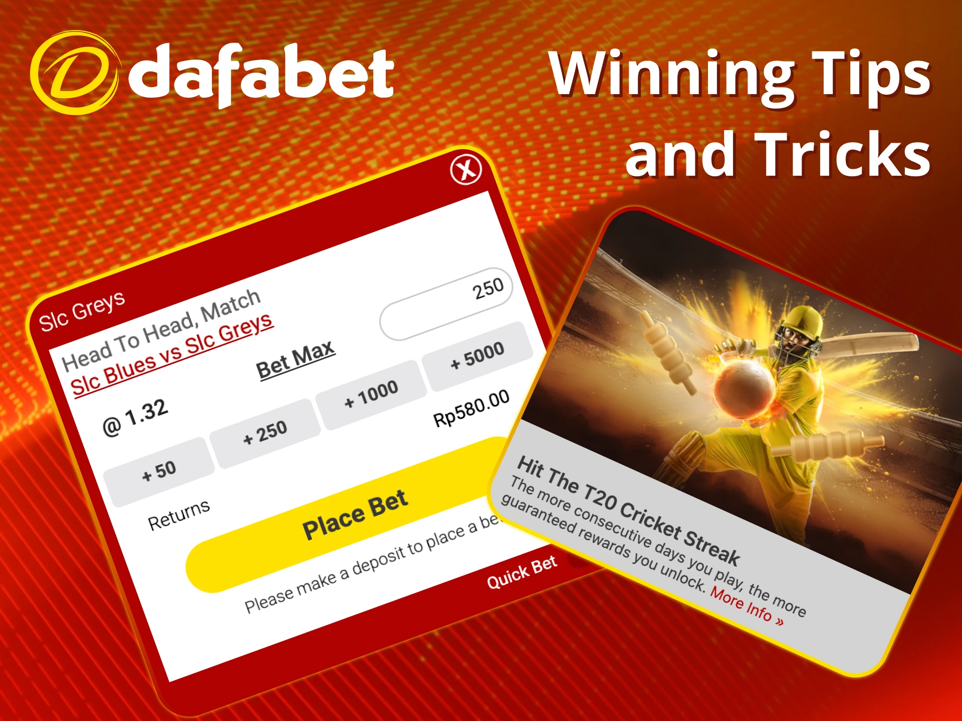 Discover cricket tips to win more at Dafabet.
