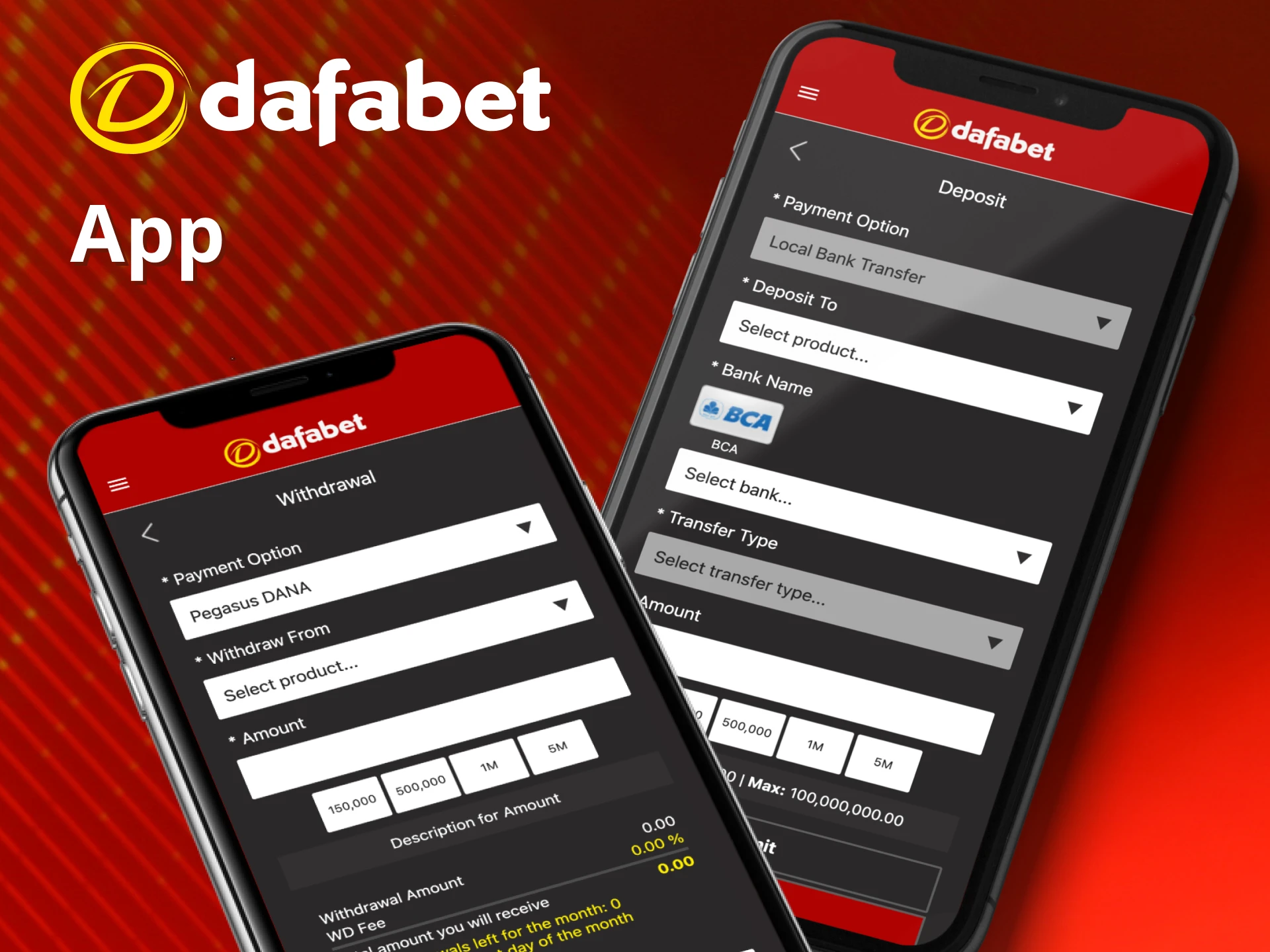 Use app for fast Dafabet payouts.