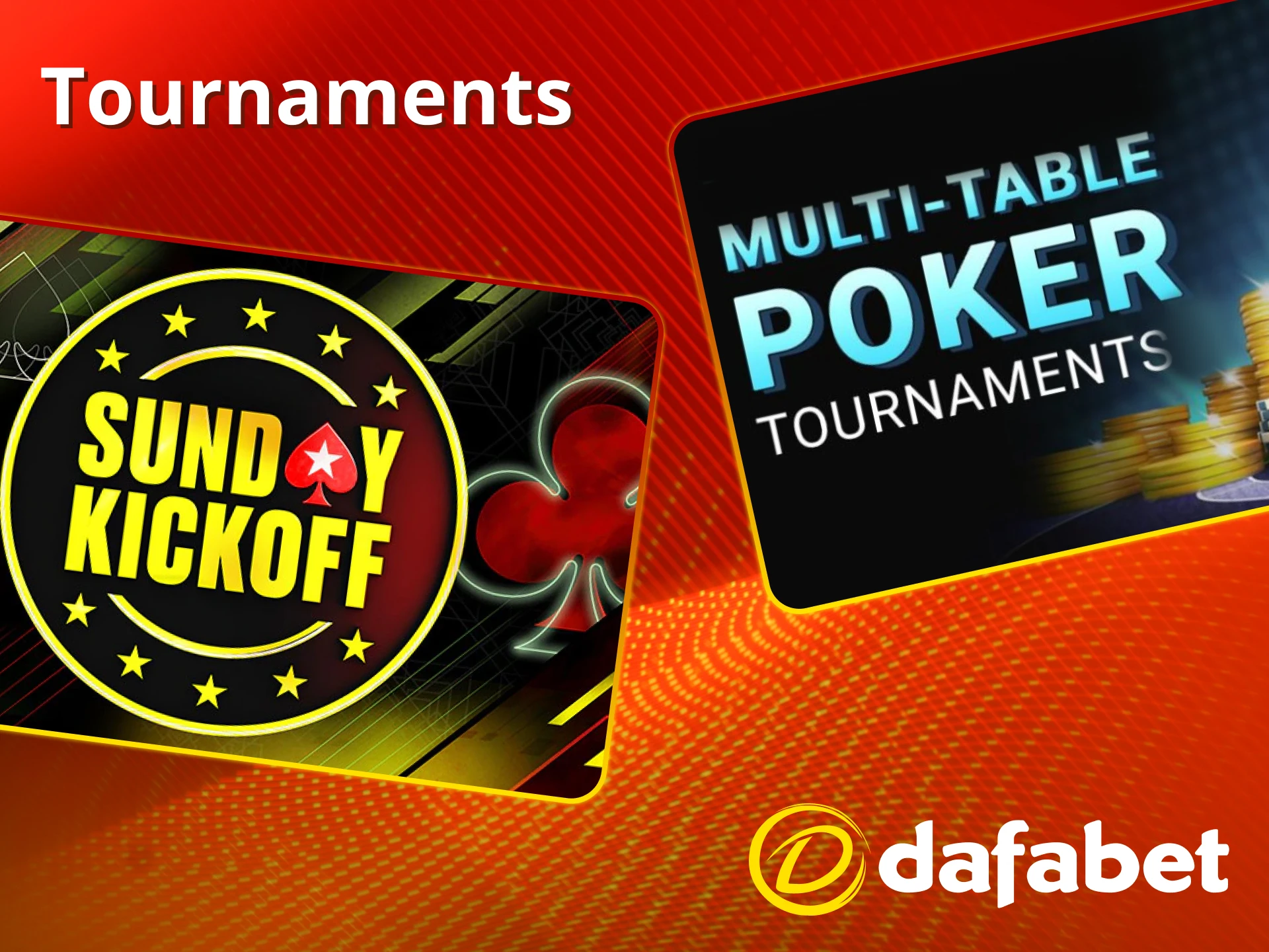 Join poker tournaments at Dafabet.