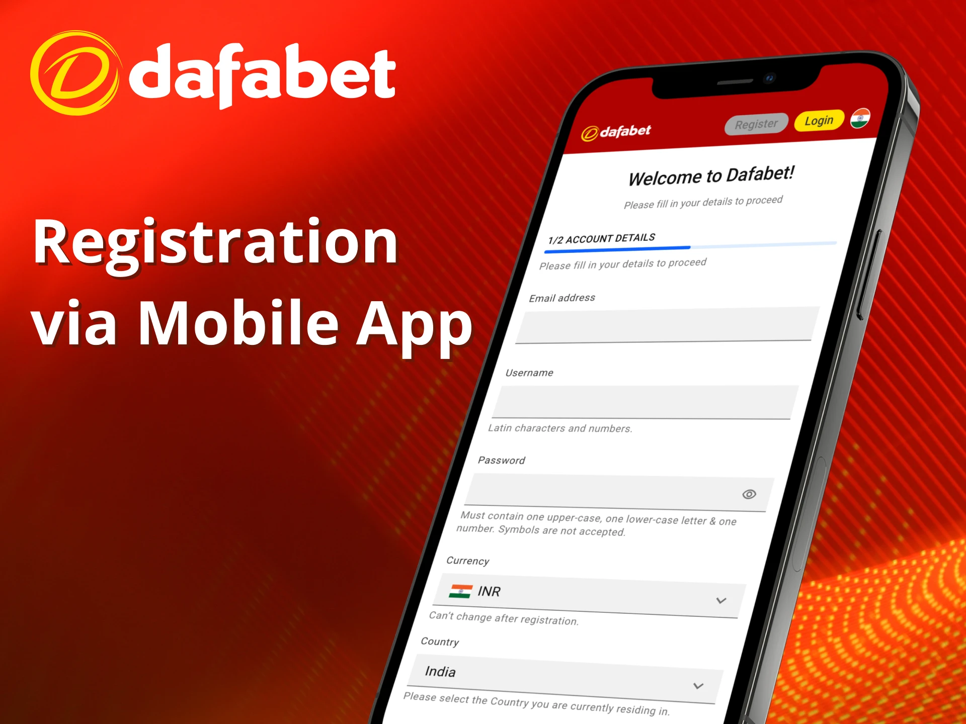 Verify using Dafabet mobile app.